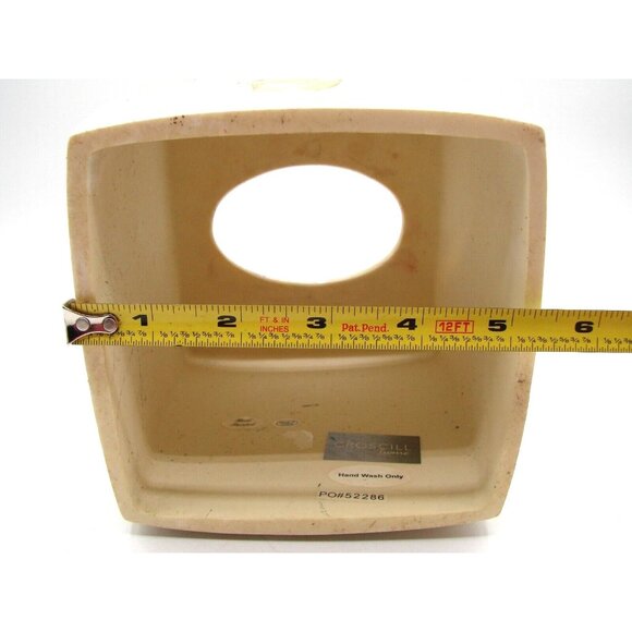 Croscill Tissue Box Cover Opalescent Beach Haven Hand Painted Shells Resin Decor - Picture 12 of 13